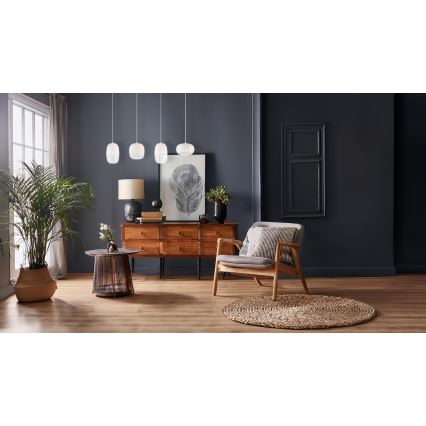 LED Lustr na lanku VASO LED/15W/230V bílá