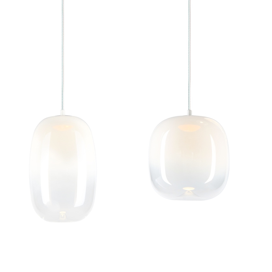 LED Lustr na lanku VASO LED/15W/230V bílá