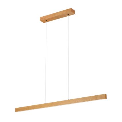 LED Lustr na lanku VERDE LED/18W/230V 3000K 106 cm dub