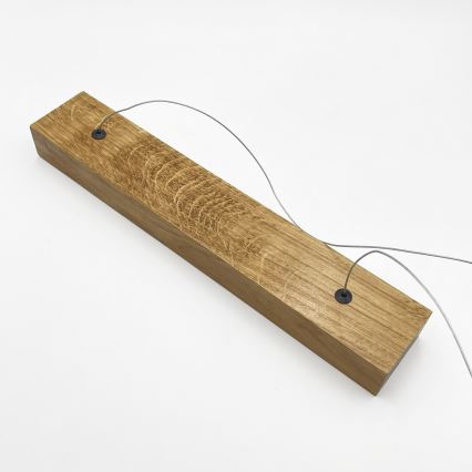 LED Lustr na lanku VERDE LED/18W/230V 3000K 106 cm dub