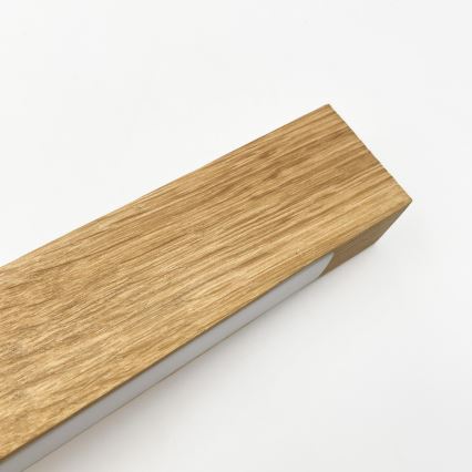 LED Lustr na lanku VERDE LED/18W/230V 3000K 76 cm dub