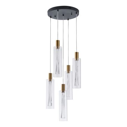 LED Lustr na lanku VIAL LED/38W/230V 3000K