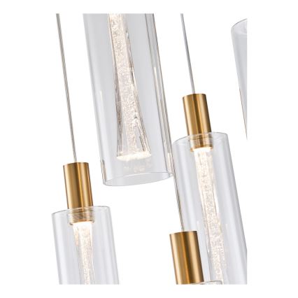 LED Lustr na lanku VIAL LED/38W/230V 3000K