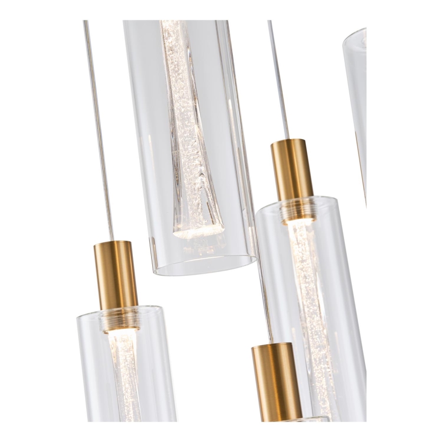 LED Lustr na lanku VIAL LED/38W/230V 3000K