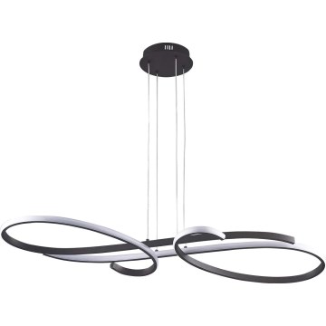 LED Lustr na lanku VIOLIN LED/40W/230V černá