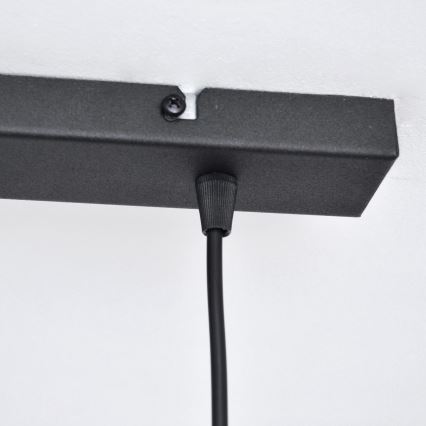 LED Lustr na lanku VOLTA 2xE27/15W/230V černá/zlatá