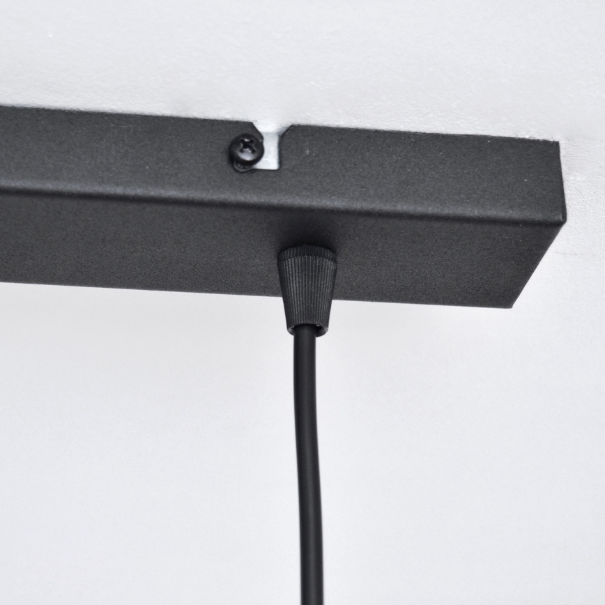 LED Lustr na lanku VOLTA 2xE27/15W/230V černá/zlatá