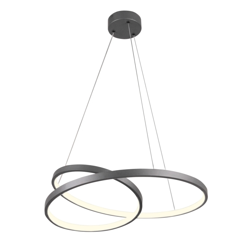LED Lustr na lanku ZEFIRA LED/40W/230V 4000K pr. 50 cm antracit