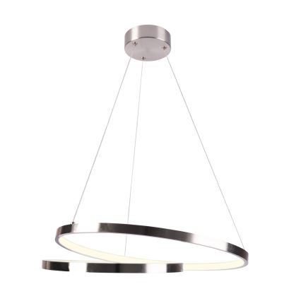 LED Lustr na lanku ZEFIRA LED/40W/230V 4000K pr. 50 cm lesklý chrom