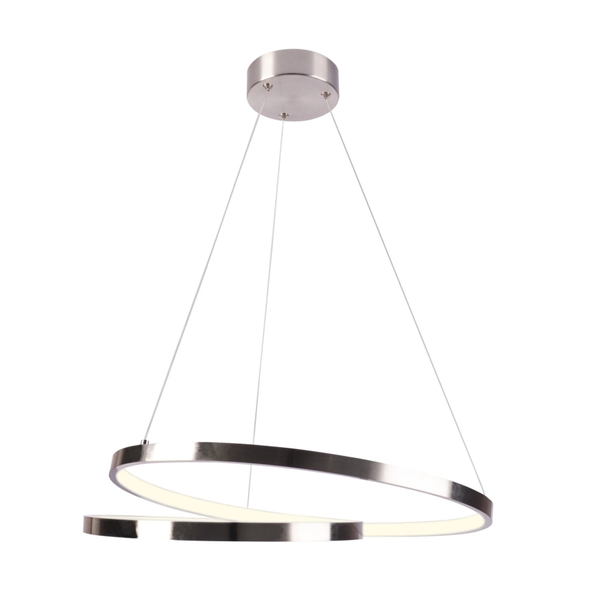 LED Lustr na lanku ZEFIRA LED/40W/230V 4000K pr. 50 cm lesklý chrom