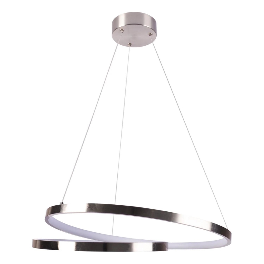 LED Lustr na lanku ZEFIRA LED/40W/230V 4000K pr. 50 cm lesklý chrom