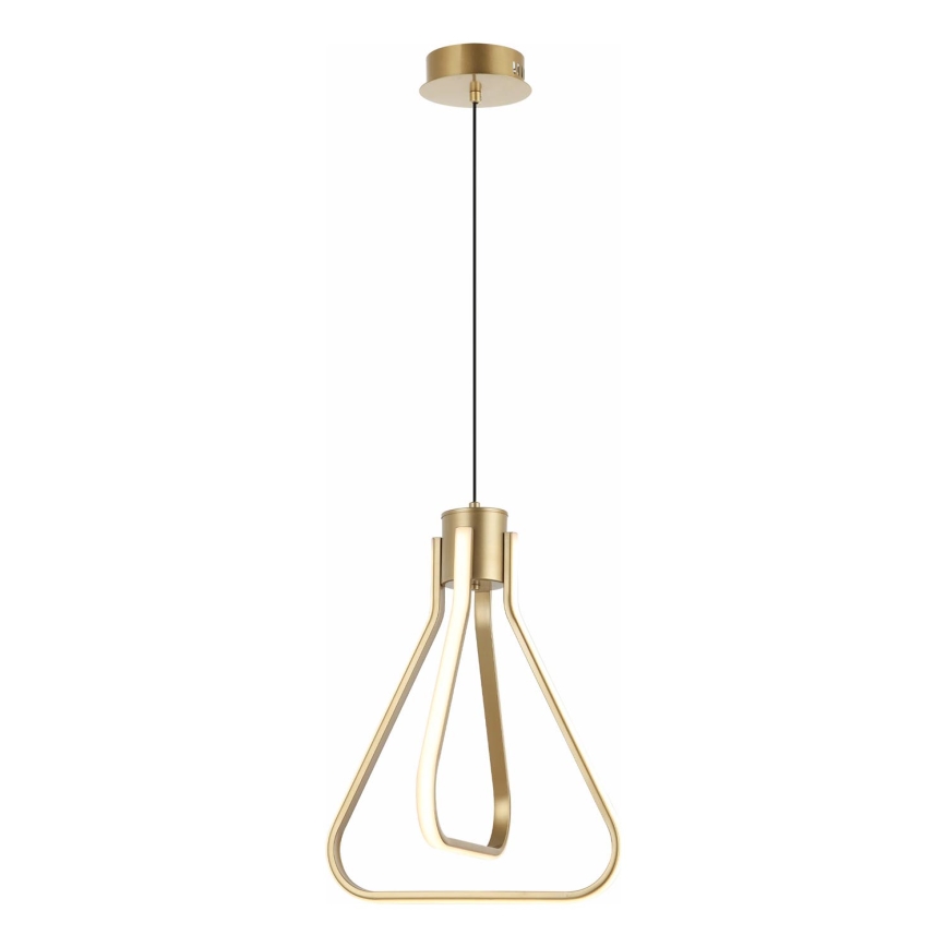 LED Lustr na lanku ZING LED/19W/230V zlatá