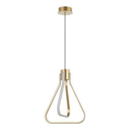 LED Lustr na lanku ZING LED/19W/230V zlatá