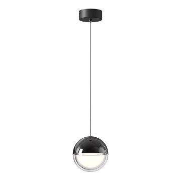 LED Lustr na lanku ZIREA LED/7W/230V černá
