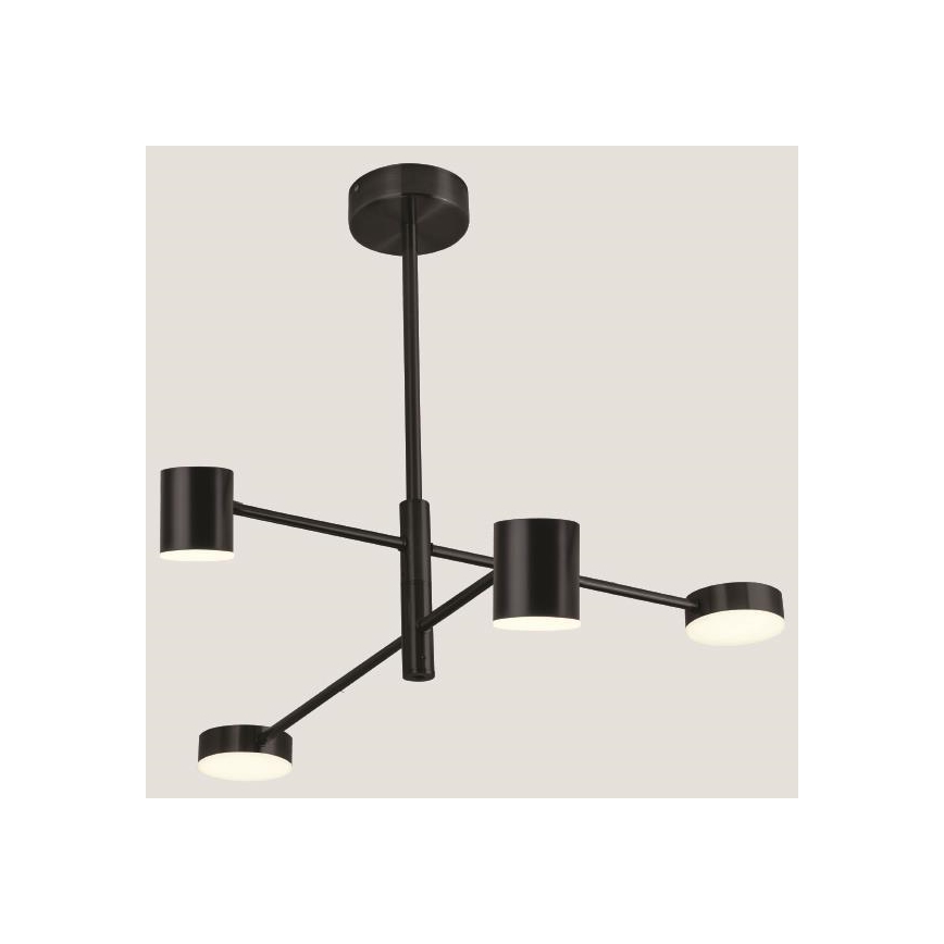LED Lustr na tyči LED/24W/230V 3000K černá