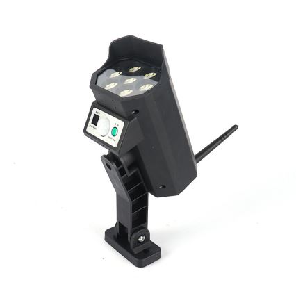 LED Maketa bezpečnostní kamery se senzorem a se solárním panelem LED/5W/5,5V 800 mAh IP65 + dálkové ovládání