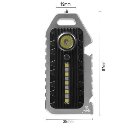 LED Multifunkční stmívatelná nabíjecí svítilna LED/1W/5V IP44 400 mAh 50 lm