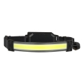 LED Nabíjecí čelovka 2xLED/5V 180 lm 900 mAh černá