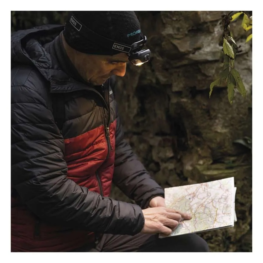 LED Nabíjecí čelovka LED/USB 1200 mAh