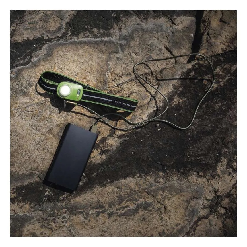 LED Nabíjecí čelovka LED/USB 1600 mAh IPX6