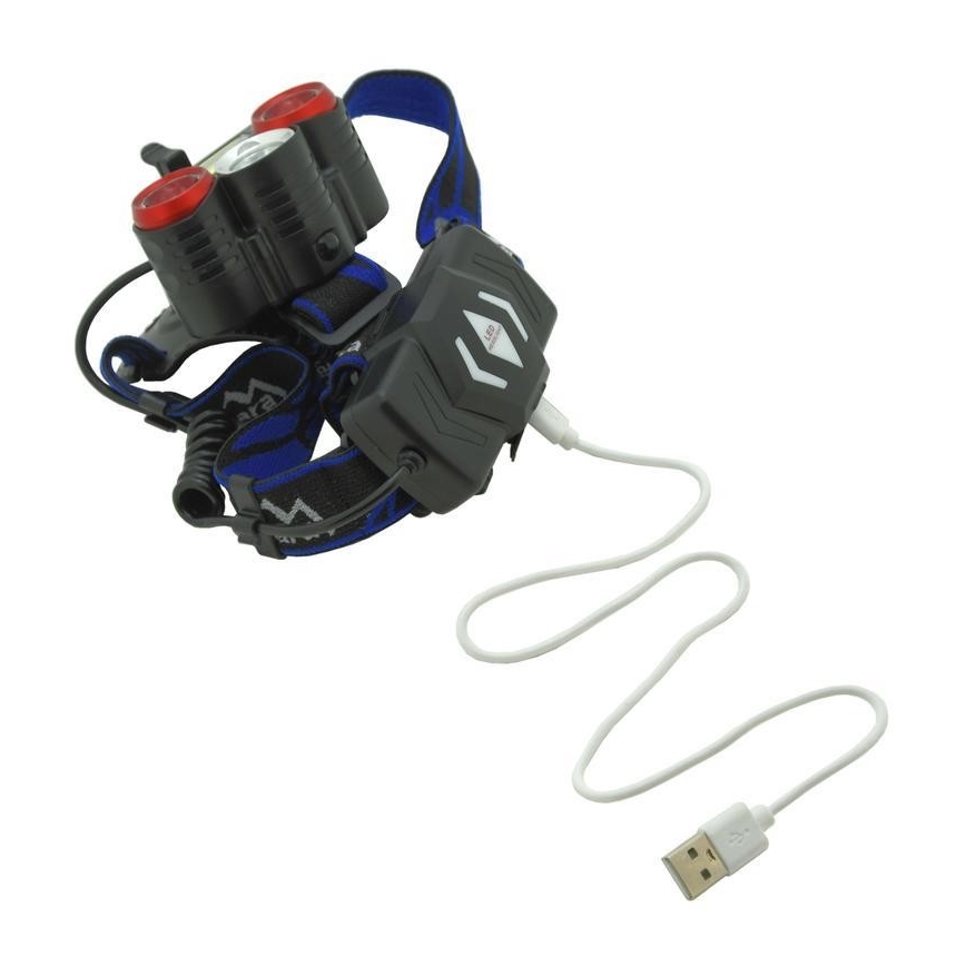 LED Nabíjecí čelovka LED/USB 670lm