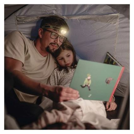 LED Nabíjecí čelovka LED/USB IP43 800 mAh