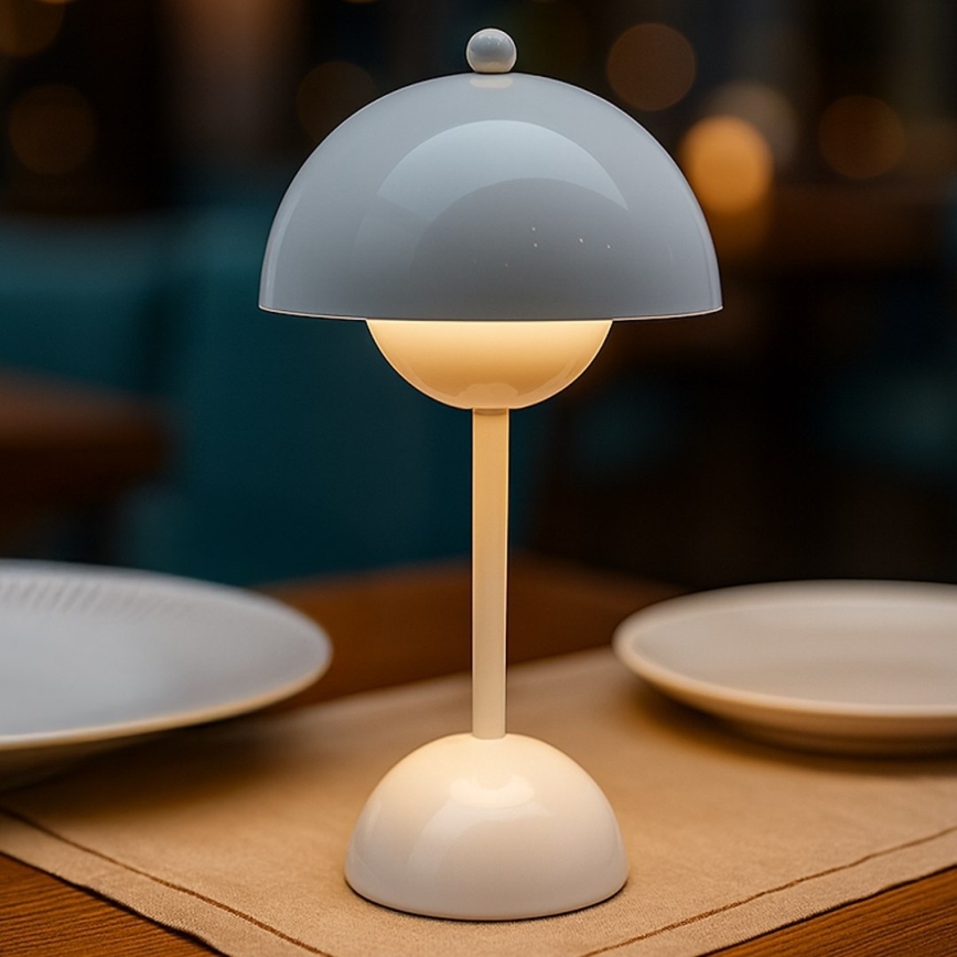 LED Nabíjecí dotyková stolní lampa COSTA LED/3W/5V 2400 mAh 3000-6000K bílá