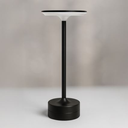 LED Nabíjecí dotyková stolní lampa TAVOLO LED/2,5W/5V 2400 mAh 3000-6000K černá