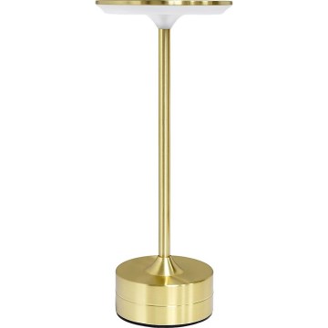 LED Nabíjecí dotyková stolní lampa TAVOLO LED/2,5W/5V 2400 mAh 3000-6000K zlatá