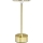 LED Nabíjecí dotyková stolní lampa TAVOLO LED/2,5W/5V 2400 mAh 3000-6000K zlatá