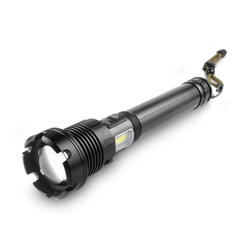 LED Nabíjecí hliníková svítilna s funkcí powerbanky LED/4400 mAh 2200 lm IP44