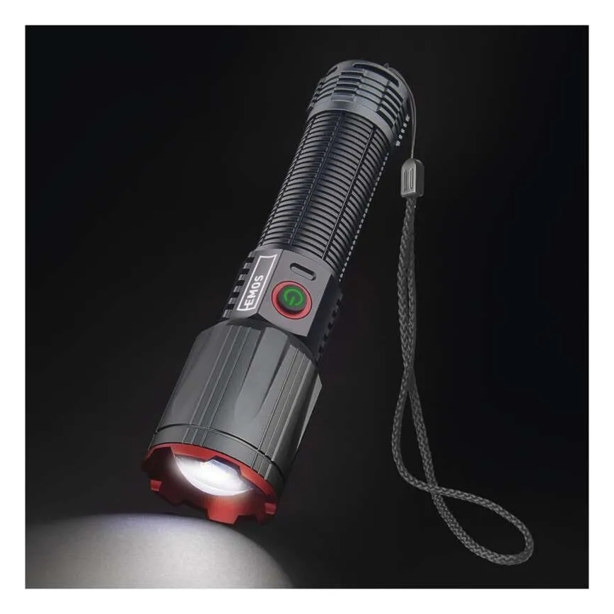 LED nabíjecí kovová svítilna LED/5V 3000 lm 5000 mAh IP43