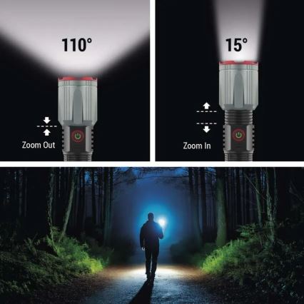 LED nabíjecí kovová svítilna LED/5V 3000 lm 5000 mAh IP43