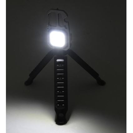 LED Nabíjecí multifunkční svítilna se stojánkem LED/USB-C 400 mAh