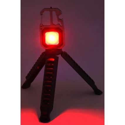 LED Nabíjecí multifunkční svítilna se stojánkem LED/USB-C 400 mAh