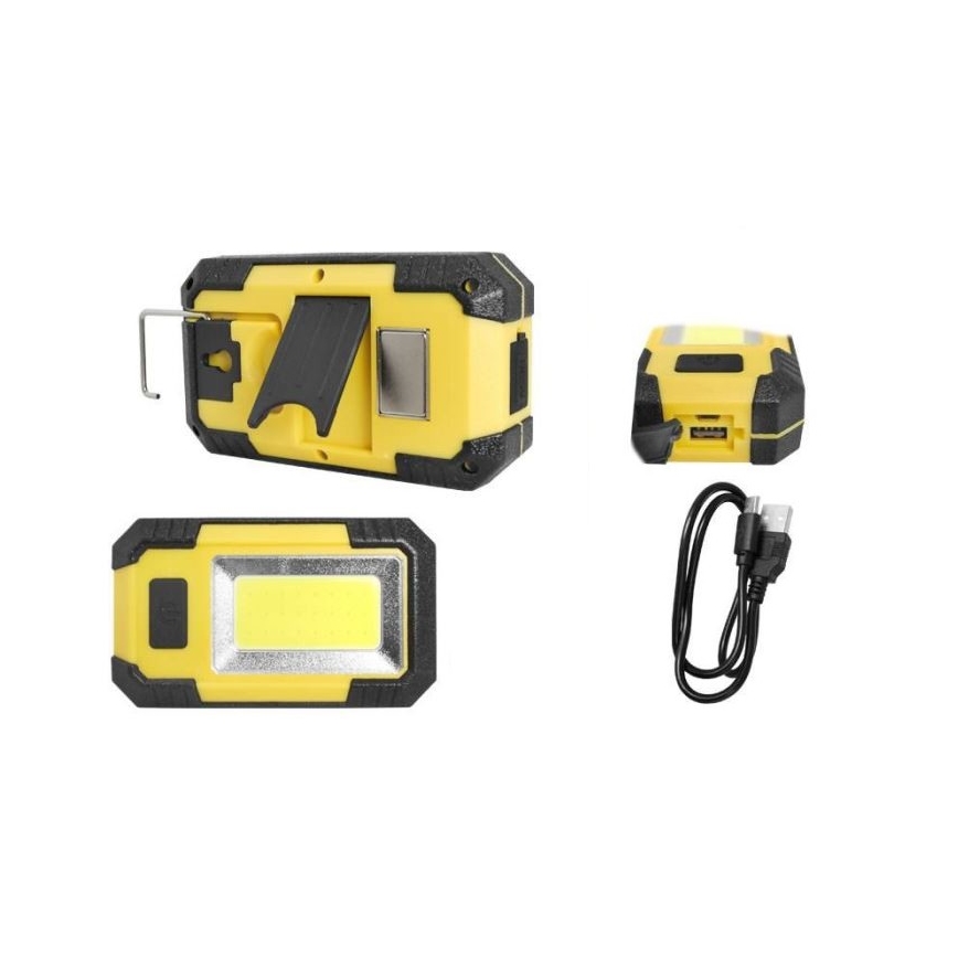 LED Nabíjecí reflektor LED/10W/4000 mAh 6000K IP44