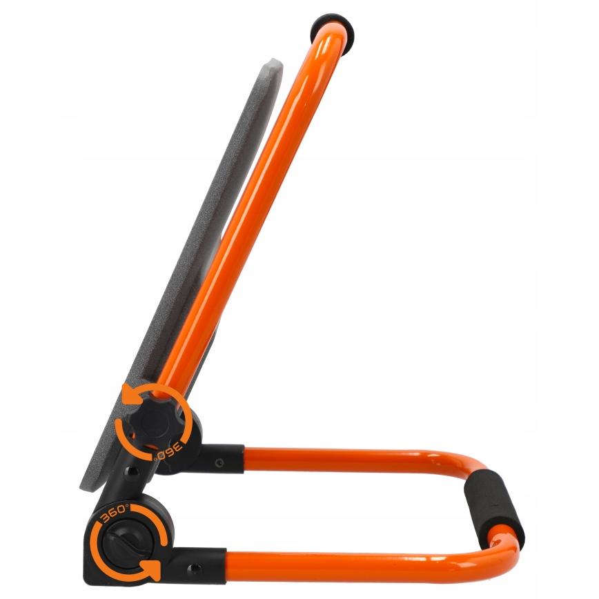 LED Nabíjecí reflektor se stojanem LED/30W/3,2V 4500K 5000 mAh IP65 oranžová