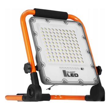 LED Nabíjecí reflektor se stojanem LED/50W/3,2V 4500K 5000 mAh IP65 oranžová