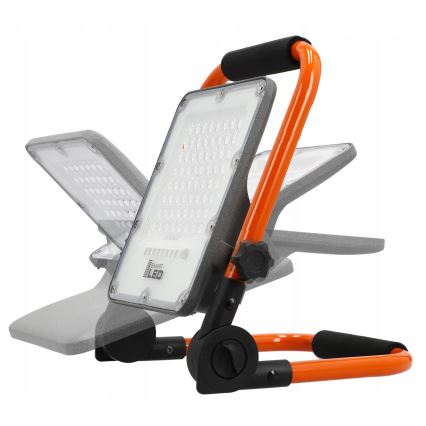 LED Nabíjecí reflektor se stojanem LED/50W/3,2V 4500K 5000 mAh IP65 oranžová