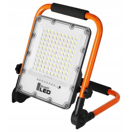 LED Nabíjecí reflektor se stojanem LED/50W/3,2V 4500K 5000 mAh IP65 oranžová