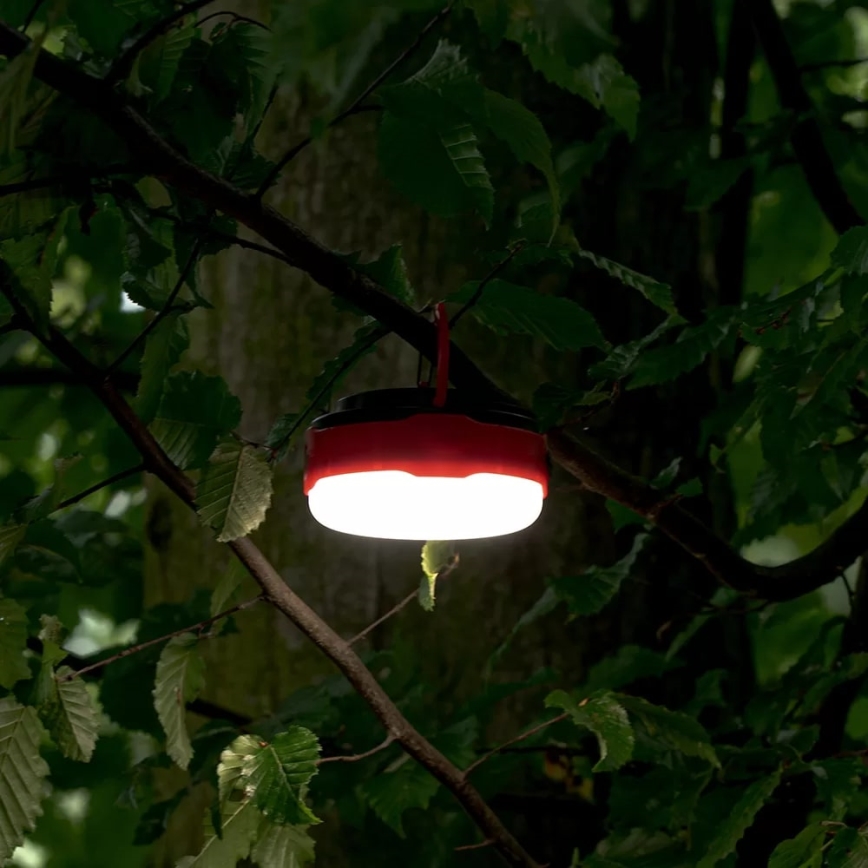LED Stmívatelná nabíjecí solární svítilna s funkcí powerbanky LED/3W/5V 3000/4000/6500K IPX6 500 lm 2000 mAh