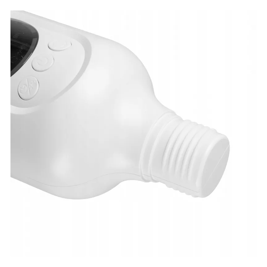 LED Nabíjecí stojanový ventilátor s LED osvětlením LED/4,8W/5V USB 7200 mAh bílá + dálkové ovládání