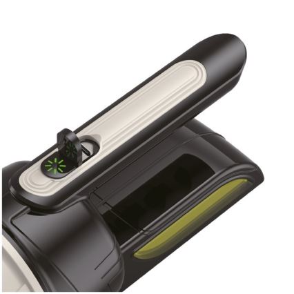 LED Nabíjecí svítilna 2xLED/3W/5V 210 lm 1200 mAh černá