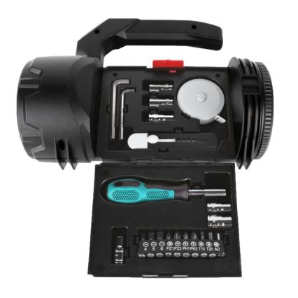 LED Nabíjecí svítilna LED/5V 500 lm 1200 mAh černá