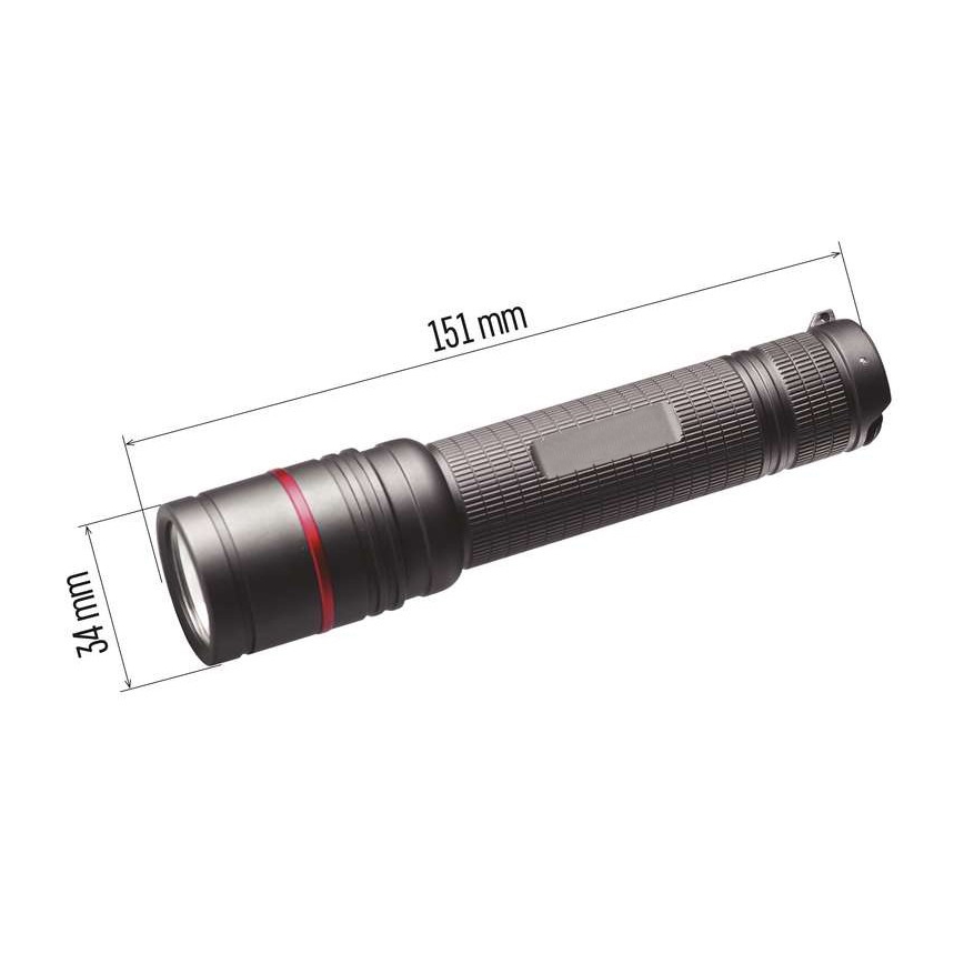 LED Nabíjecí svítilna LED/USB/3,7V IP65 600lm