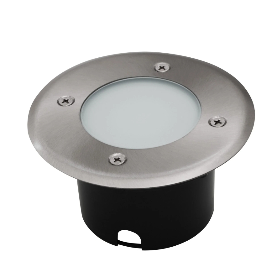 LED Nájezdové svítidlo MIVO LED/3W/230V pr. 12 cm IP67 matný chrom