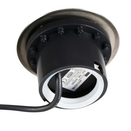 LED Nájezdové svítidlo MIVO LED/3W/230V pr. 12 cm IP67 matný chrom