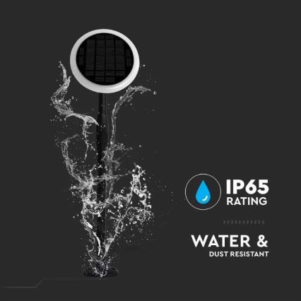 LED Nastavitelná solární lampa GARDEN LED/8W/5V 60-129 cm 4000K IP65 2000 mAh
