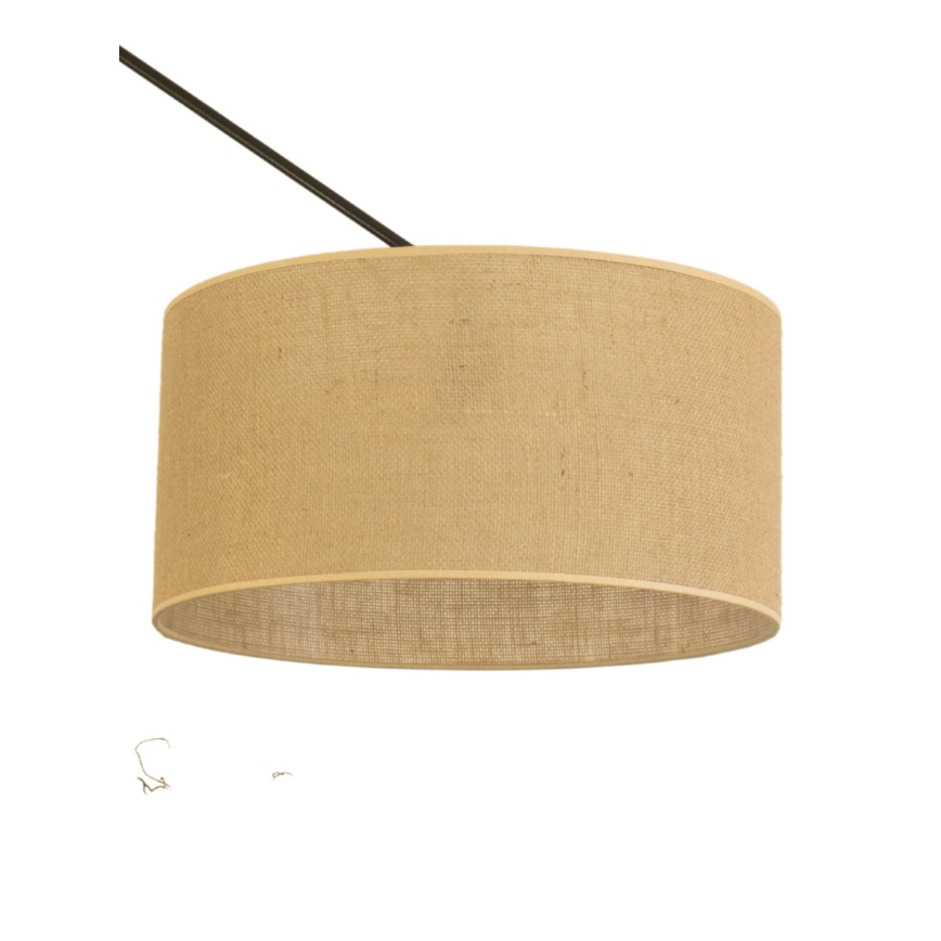LED Nastavitelný lustr na tyči GORTA 1xE27/60W/230V juta