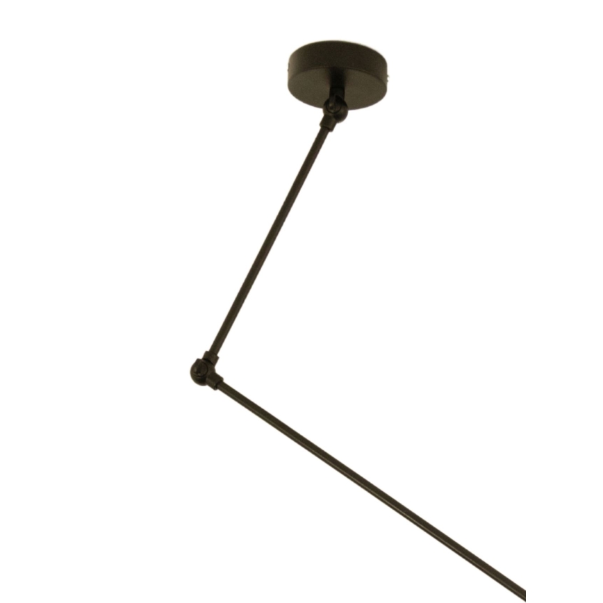 LED Nastavitelný lustr na tyči GORTA 1xE27/60W/230V juta